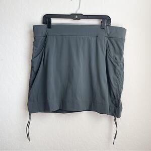 Columbia Omni-Sheild Grey Skirt Skorts 1X Annette